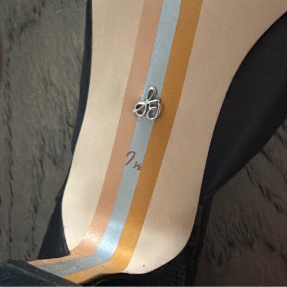 Sam Edelman Black Tev Kitten-Heel Mules Size 7.5 - Picture 10 of 10